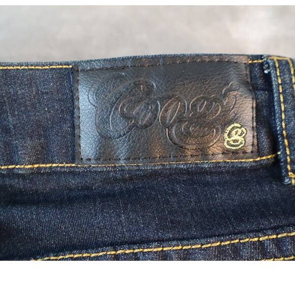 Coogi Jeans Womens 14W Indigo Blue Embroidered Pocket Stretch Denim New Tags - Picture 11 of 12